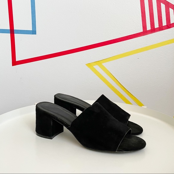 Urban Planet Black Mules - Picture 2 of 3